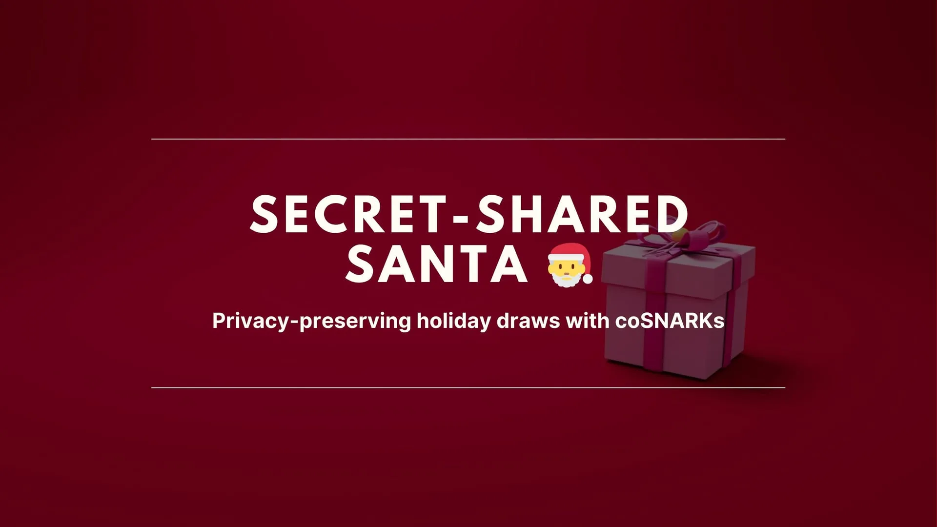 Secret-Shared Santa 🎅
